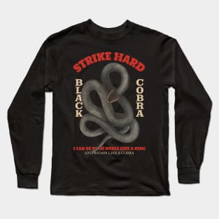 Wildlife Black Cobra Capella Long Sleeve T-Shirt